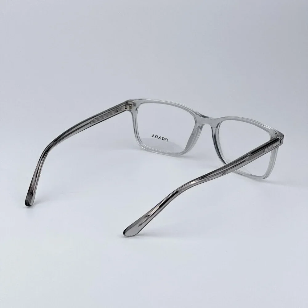Prada PR14WV U431O1 Women BRAND NEW Eyeglasses Crystal Grey Square